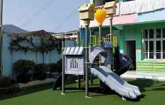 乐清幼儿园别墅屋小滑梯案例