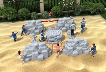 凯发(中国)官网运动儿童攀爬墙攀岩石钻