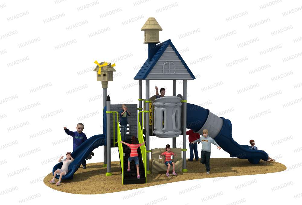 别墅屋 HD-HBW013-儿童滑梯、